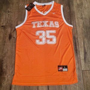 Durant #35 Texas Throwback Orange Mens Stitched